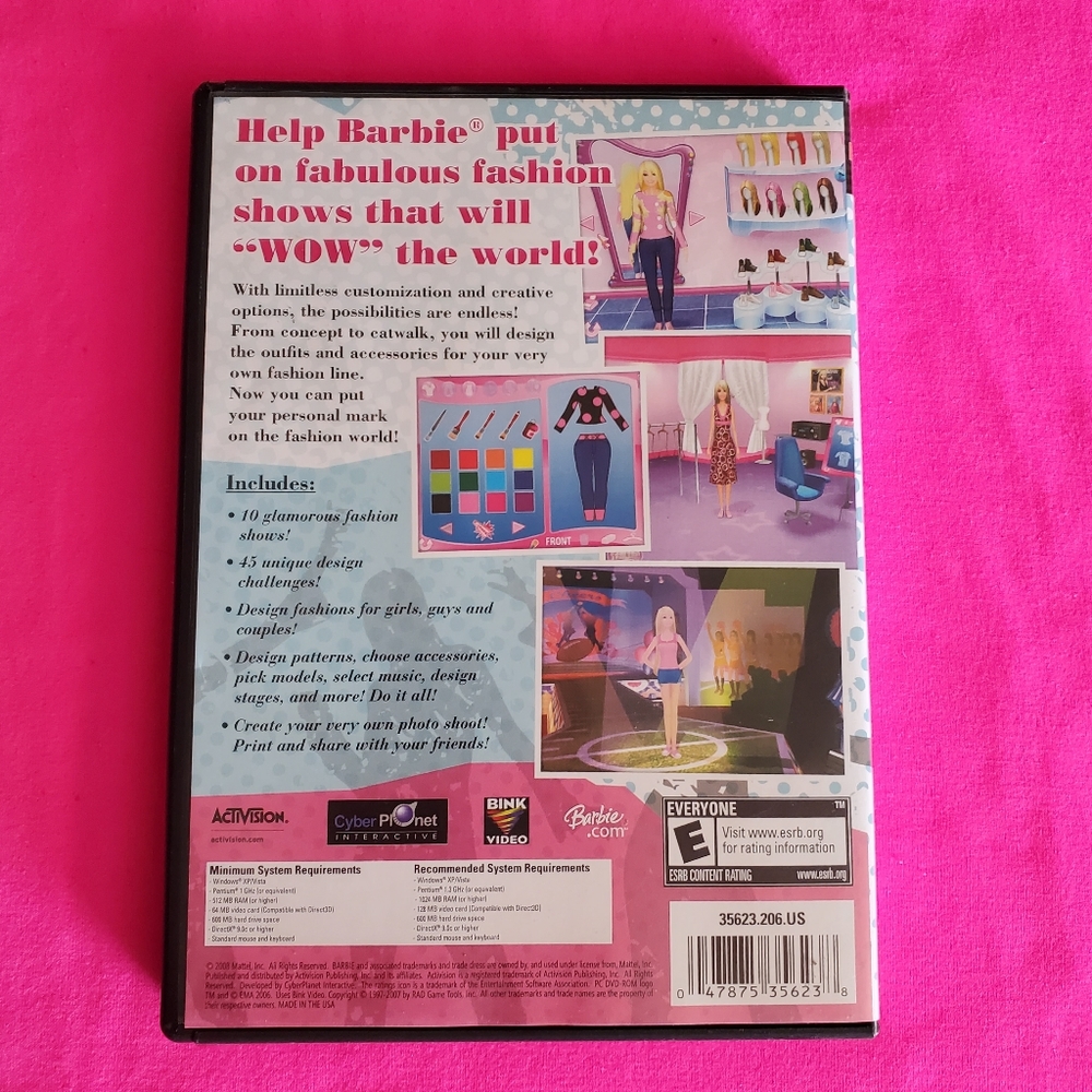 Barbie Fashion Show An Eye For Style PC Game - Picture 2 of 7